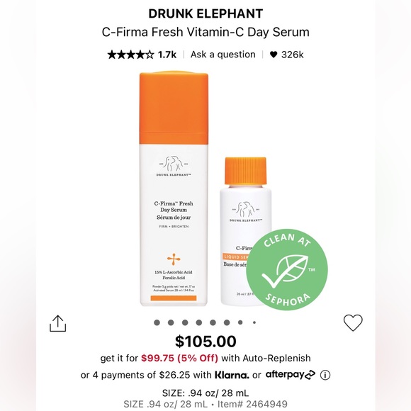 Drunk Elephant C-Firma DaySerum & Minis Set *BNWOT* - Picture 3 of 6